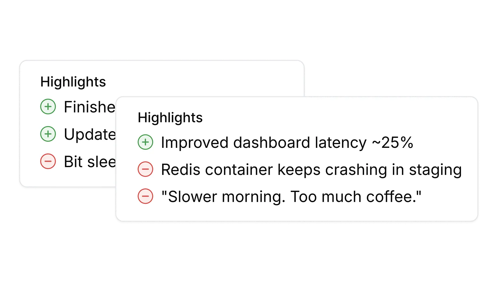 Feature: Automatic highlights