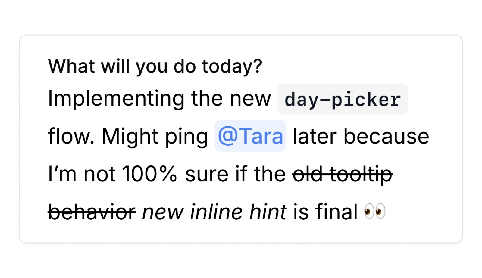 Feature: Full rich text support
